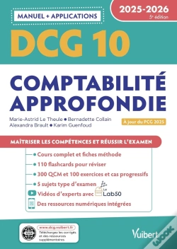 Capa do artigo Dcg 10 - Comptabilité Approfondie : Manuel Et Applications 2025-2026 : À Jour De La Réforme Du Pcg