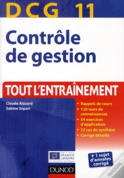 Capa do artigo Dcg 11 ; Contrôle De Gestion ; Cas Pratiques (2e Édition)