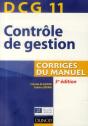 Dcg 11 ; Contrôle De Gestion ; Corrigés Du Manuel (3e Édition) - Preview