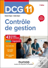 Dcg 11 : Contrôle De Gestion ; Fiches De Révision (Édition 2024/2025)