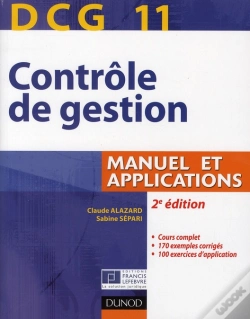 Capa do artigo Dcg 11 ; Contrôle De Gestion, Manuel Et Applications (2e Édition)