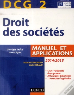 Capa do artigo Dcg 2 - Droit Des Societes 2014/2015 - 8e Edition - Manuel Et Applications