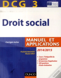 Capa do artigo Dcg 3 - Droit Social 2014/2015 - 8e Edition - Manuel Et Applications, Corriges Inclus
