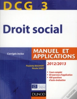 Capa do artigo Dcg 3 ; Droit Social ; Manuel Et Applications, Corrigés Inclus (Édition 2012/2013)