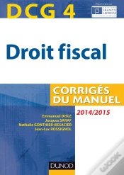 Capa do artigo Dcg 4 ; Droit Fiscal ; Corrigés Du Manuel (8e Édition)