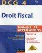 Dcg 4 ; Droit Fiscal ; Manuel Et Applications (9e Édition) - Preview