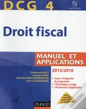 Capa do artigo Dcg 4 ; Droit Fiscal ; Manuel Et Applications (9e Édition)