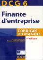 Dcg 6 ; Finance D'Entreprise ; Corrigés Du Manuel (4e Édition) - Preview