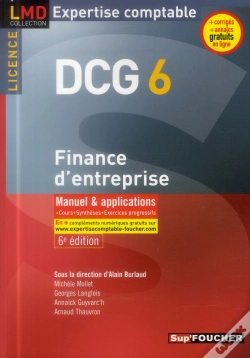Capa do artigo Dcg 6 ; Finance D'Entreprise ; Manuel Et Applications (6e Édition)