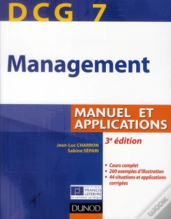 Capa do artigo Dcg 7 ; Management ; Manuel Et Applications, Corrigés Inclus (3e Édition)