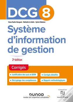 Capa do artigo Dcg 8 : Système D'Information De Gestion ; Corrigés (2e Édition)