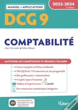 Capa do artigo Dcg 9 - Comptabilite : Manuel Et Applications 2023-2024 - Maitriser Les Competences Et Reussir L'Exa
