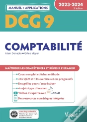 Capa do artigo Dcg 9 - Comptabilite : Manuel Et Applications 2023-2024 - Maitriser Les Competences Et Reussir L