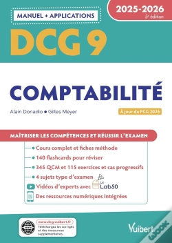 Capa do artigo Dcg 9 - Comptabilité : Manuel Et Applications 2025-2026 : À Jour De La Réforme Du Pcg