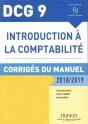 Dcg 9 ; Introduction À La Comptabilité Corrigés Du Manuel (Édition 2018/2019) - Preview
