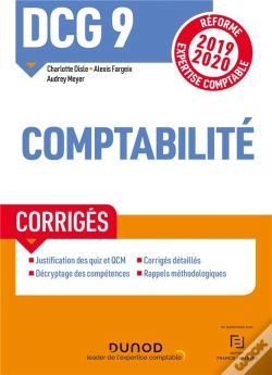 Capa do artigo Dcg 9 - Introduction A La Comptabilite - Dcg 9 - T01 - Dcg 9 Comptabilite - Corriges - Reforme Exper