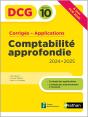 Dcg : Comptabilité Approfondie 2024/2025 - Dcg - Epreuve 10 - Corrigés Des Applications - Preview