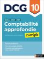 Dcg : Comptabilité Approfondie ; Épreuve 10 ; Corrigés (Édition 2026/2027) - Preview