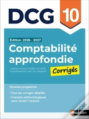 Capa do artigo Dcg : Comptabilité Approfondie ; Épreuve 10 ; Corrigés (Édition 2026/2027)