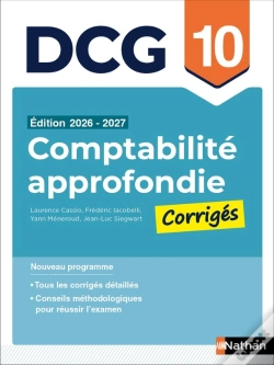 Capa do artigo Dcg : Comptabilité Approfondie ; Épreuve 10 ; Corrigés (Édition 2026/2027)