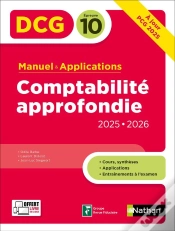Capa do artigo Dcg : Comptabilité Approfondie ; Épreuve 10 ; Manuel & Applications (Édition 2025/2026)