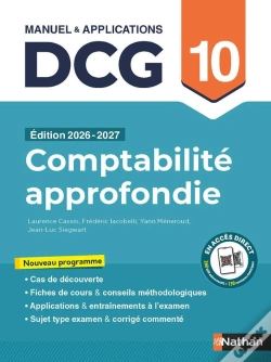 Capa do artigo Dcg : Comptabilité Approfondie ; Épreuve 10 ; Manuel & Applications (Édition 2026/2027)
