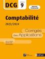 Dcg : Comptabilité ; Épreuve 9 ; Corrigés Des Applications (Édition 2023/2024) - Preview