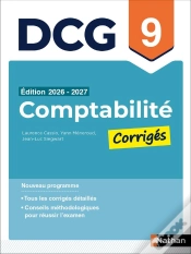 Capa do artigo Dcg : Comptabilité ; Épreuve 9 - Corrigés (Édition 2026/2027)