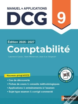 Capa do artigo Dcg : Comptabilité ; Épreuve 9 ; Manuel & Applications (Édition 2026/2027)