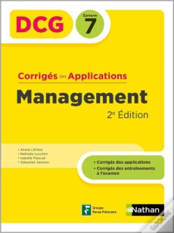 Capa do artigo Dcg : Management ; Épreuve 7 ; Corrigés Des Applications (Édition 2024)