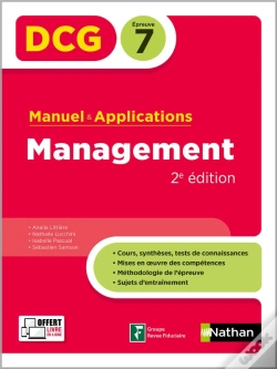 Capa do artigo Dcg : Management ; Épreuve 7 ; Manuel & Applications (Édition 2024/2025)