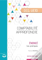 Capa do artigo Dcg ; Ue10 : Comptabilité Approfondie ; Énoncé