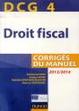 Dcg4 ; Droit Fiscal ; Corrigés Du Manuel (7e Édition) - Preview
