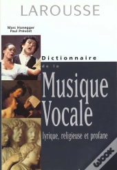 Dcitionnaire De La Musique Vocale