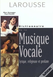 Capa do artigo Dcitionnaire De La Musique Vocale