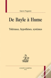 Capa do artigo De Bayle À Hume : Tolérance, Hypothèses, Systèmes
