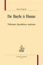De Bayle À Hume : Tolérance, Hypothèses, Systèmes - Preview