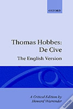 Capa do artigo De Cive: The English Version