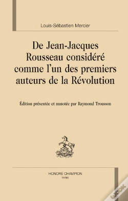 Capa do artigo De Jean-Jacques Rousseau Considéré Comme L'Un Des Premiers Auteurs De La Révolution