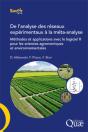 De L’Analyse Des Réseaux Expérimentaux À La Méta-Analyse - Preview