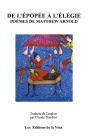De L Epopee A L Elegie - Poemes De Matthew Arnold - Preview