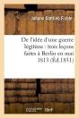 De L Idee D Une Guerre Legitime Edition 1831 - Preview