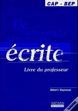 Capa do artigo De L Ortho A Expres. Ecrite Cap/Bep Prof