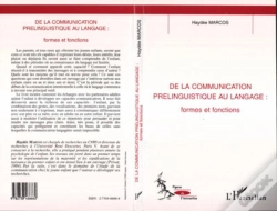 Capa do artigo De La Communication Prelinguistique Au Langage ; Formes Et Fonctions