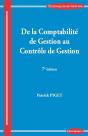 De La Comptabilite De Gestion Au Controle De Gestion, 7e Ed. - Preview
