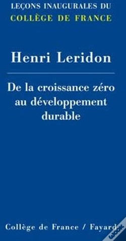 Capa do artigo De La Croissance Zéro Au Développement Durable
