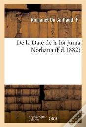 Capa do artigo De La Date De La Loi Junia Norbana