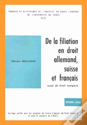 De La Filiation En Droit Allemand Suisse Et Français