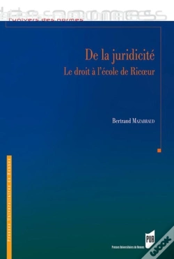 Capa do artigo De La Juridicité ; Le Droit À L'École De Ricoeur