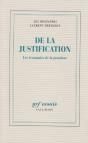 De La Justification : Les Économies De La Grandeur - Preview